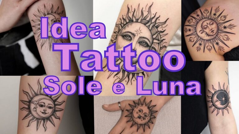 L&#8217;arte del tatuaggio tra Sole e Luna: un connubio incantevole!